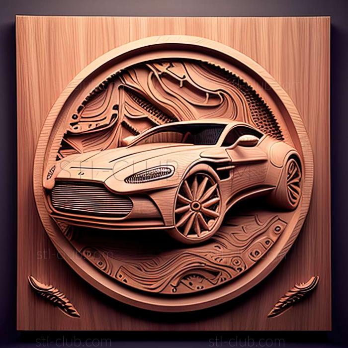 3D мадэль Aston Martin Vantage (STL)